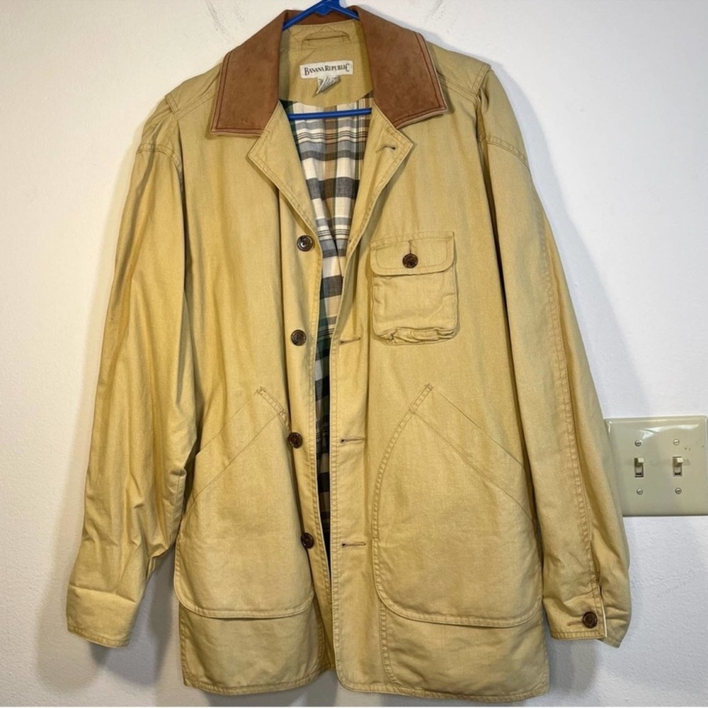 Vintage Banana Republic Mens Size Small Jacket Coat